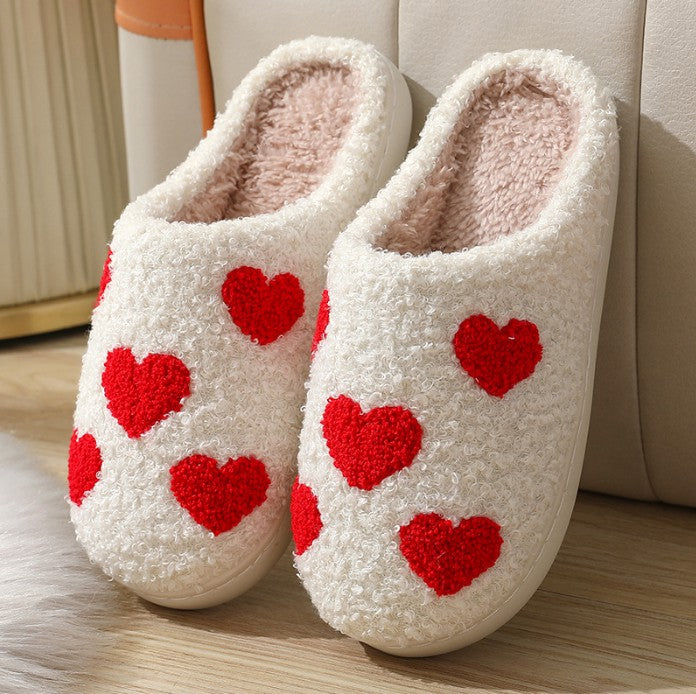 NEW VS good Heart Blanket + Heart Slippers (L)