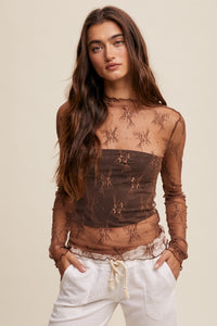 Dita Lace Long Sleeve - Assorted Colors