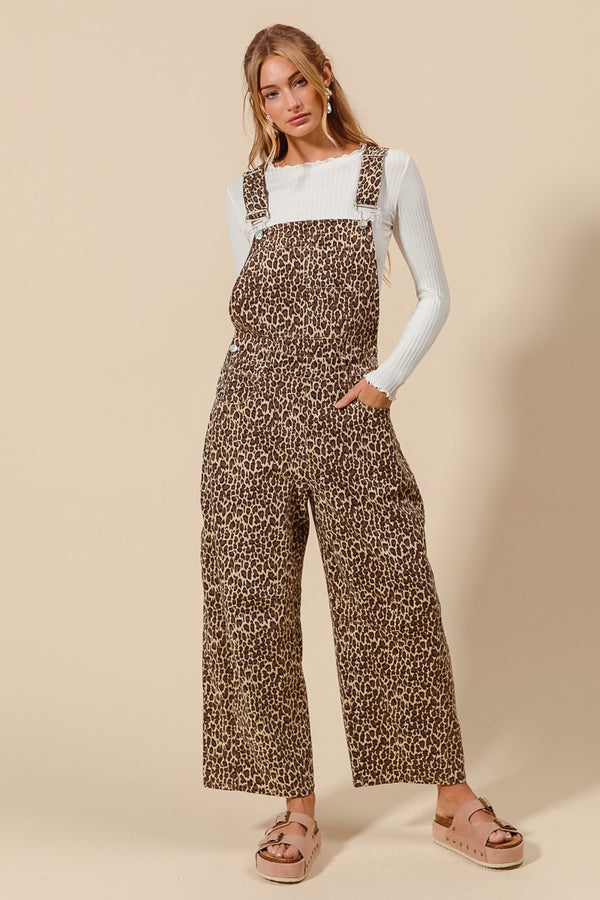 Gigi Leopard Overalls