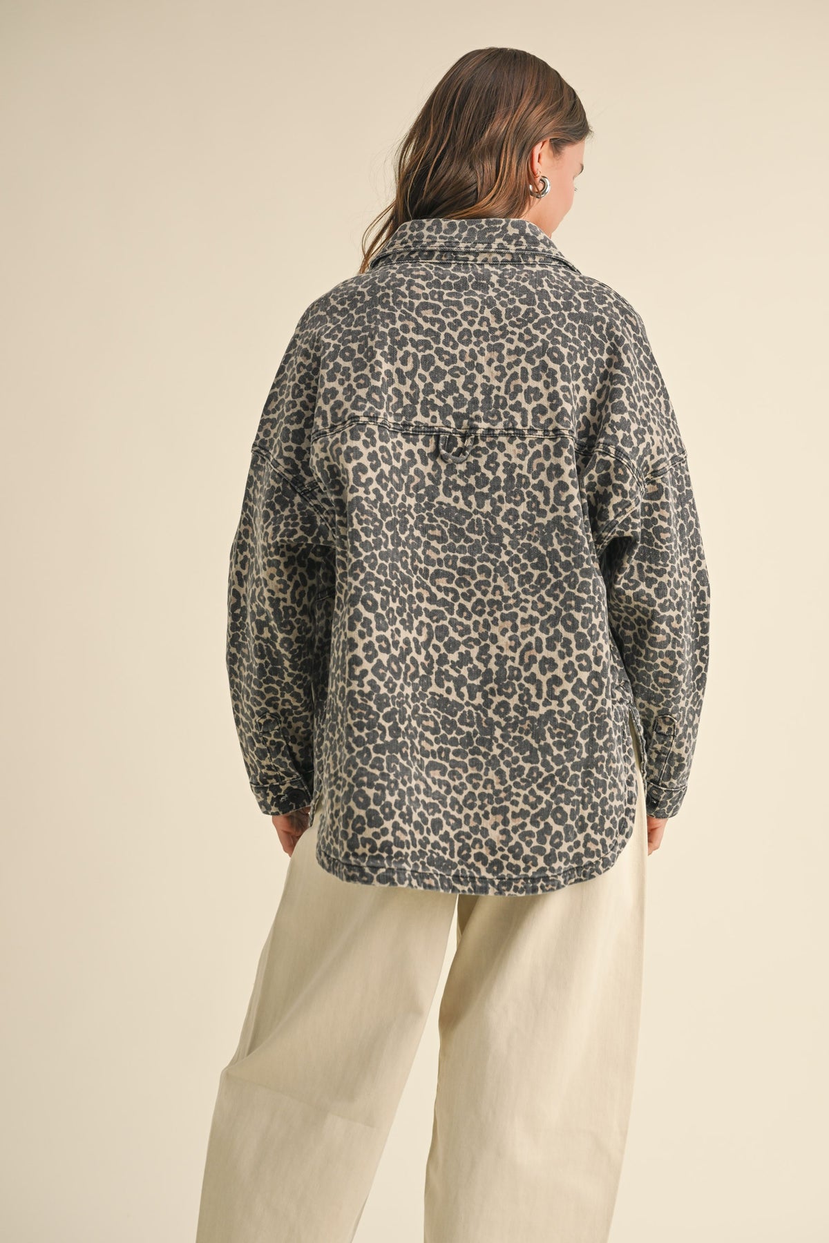 Josie Leopard Print Shacket