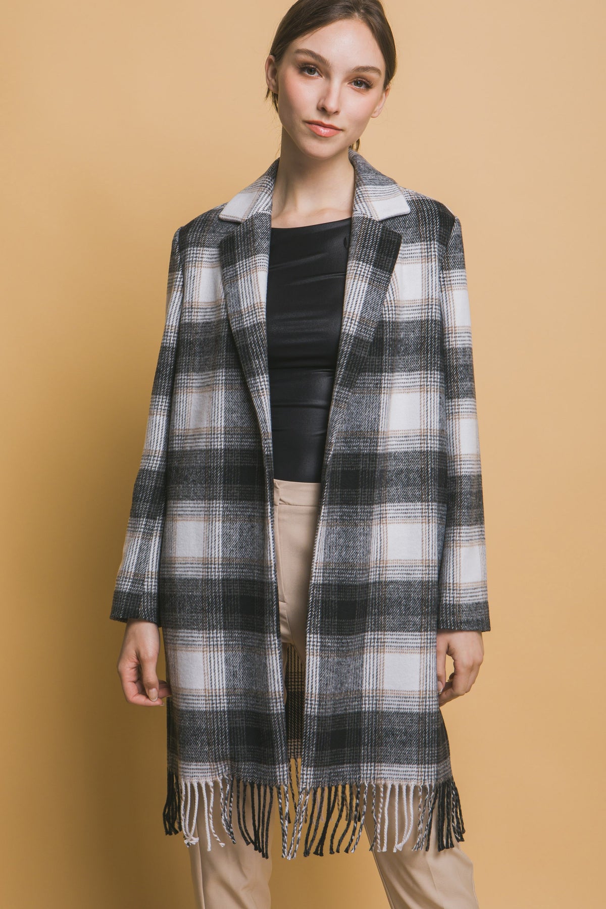 Anna Plaid Coat