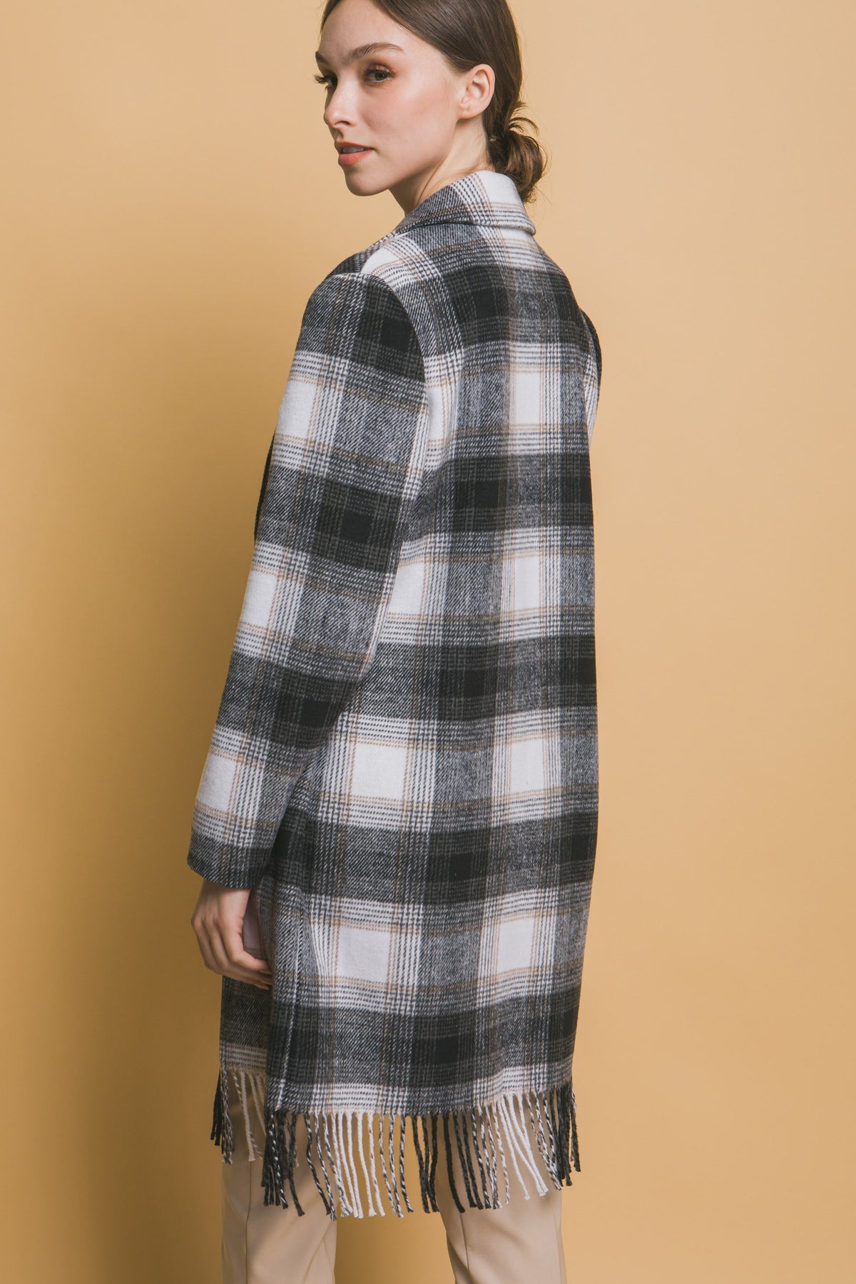 Anna Plaid Coat