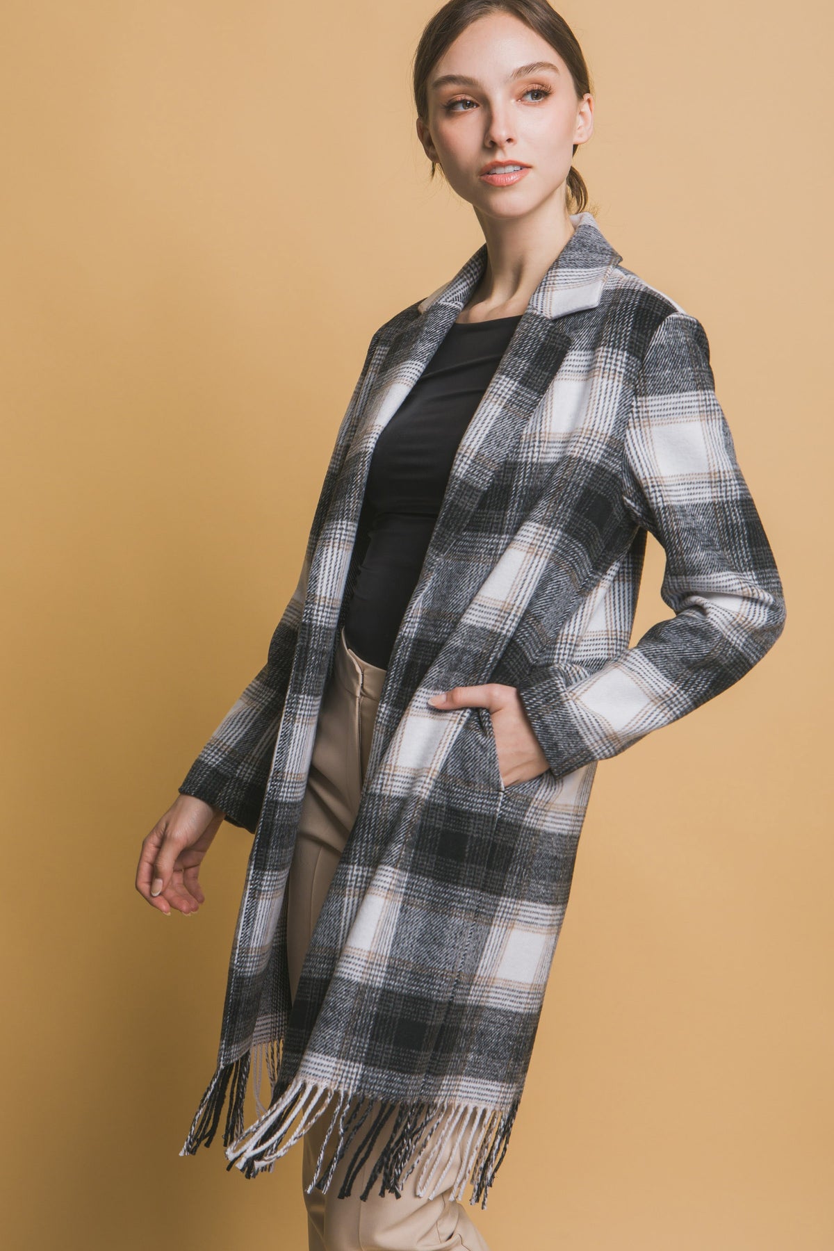 Anna Plaid Coat