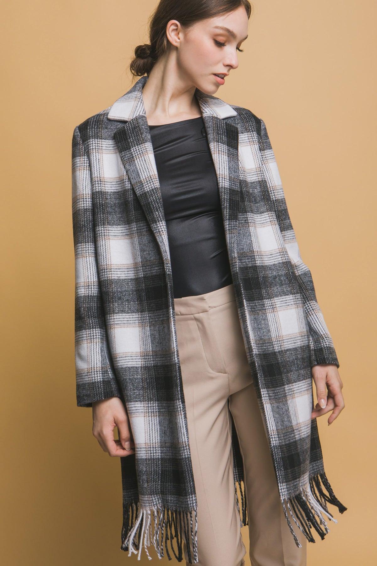 Anna Plaid Coat