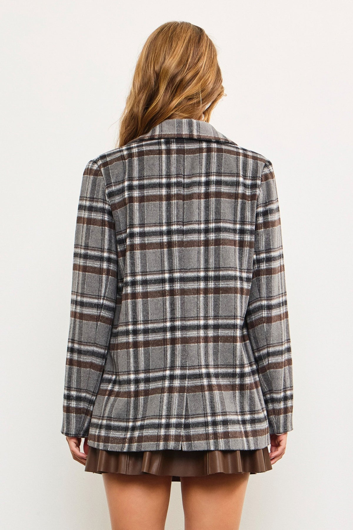 Clueless Plaid Blazer