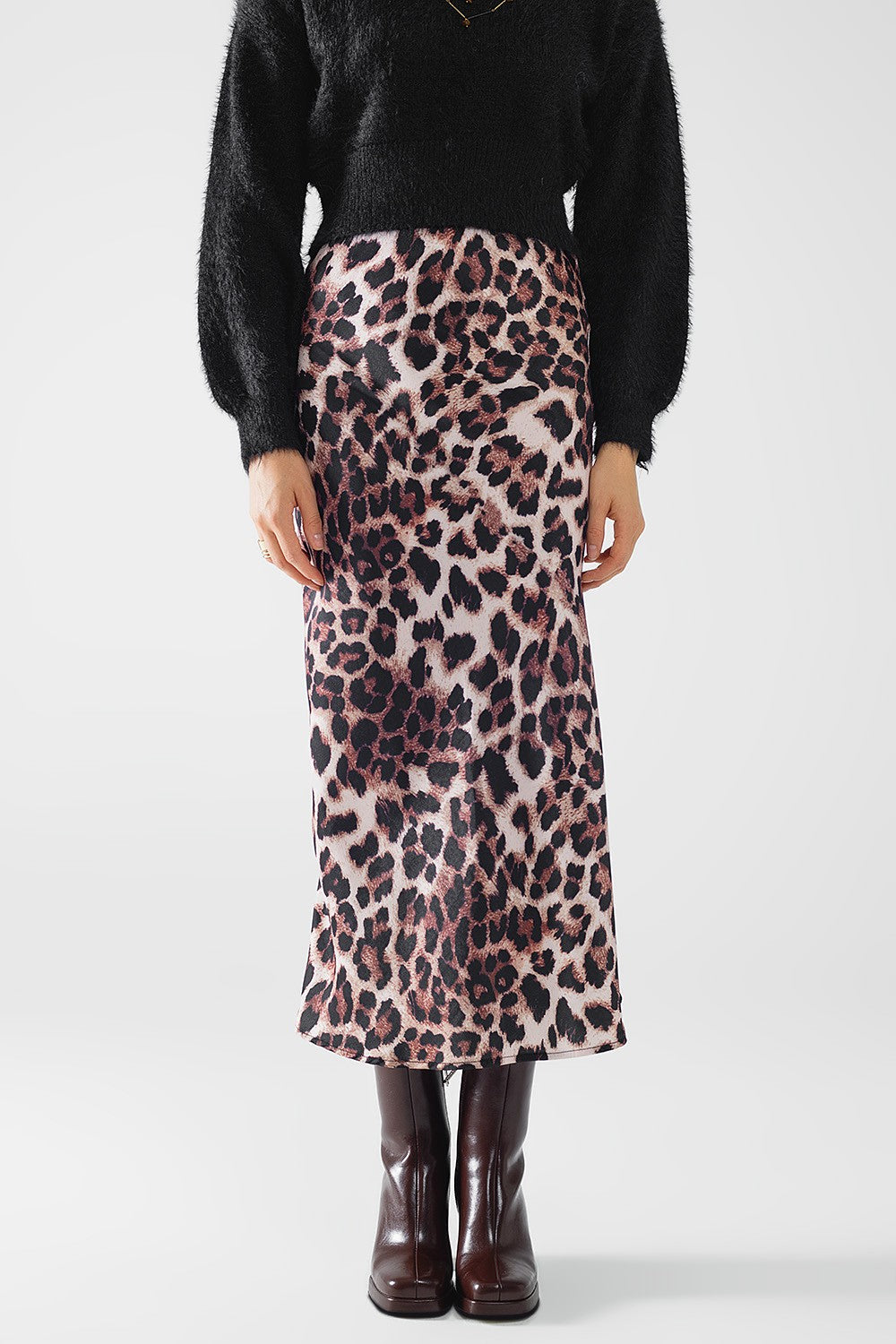 Becca Leopard Skirt