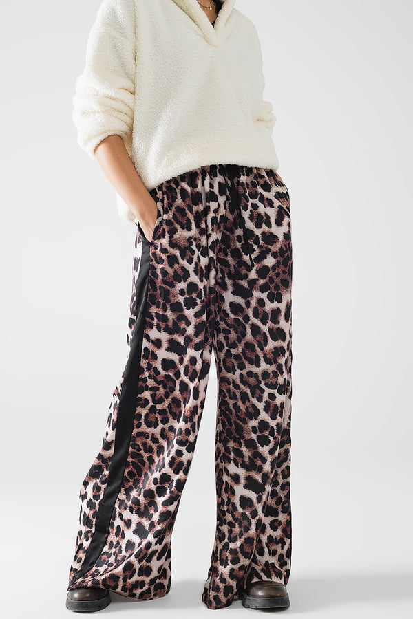 Gone Wide Leopard Pants