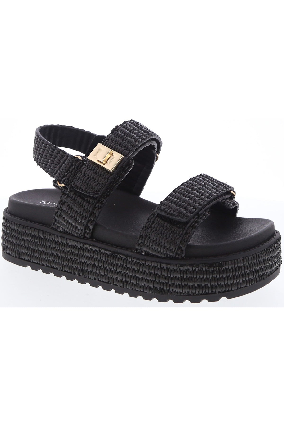 Bianca Platform Raffia Sandals