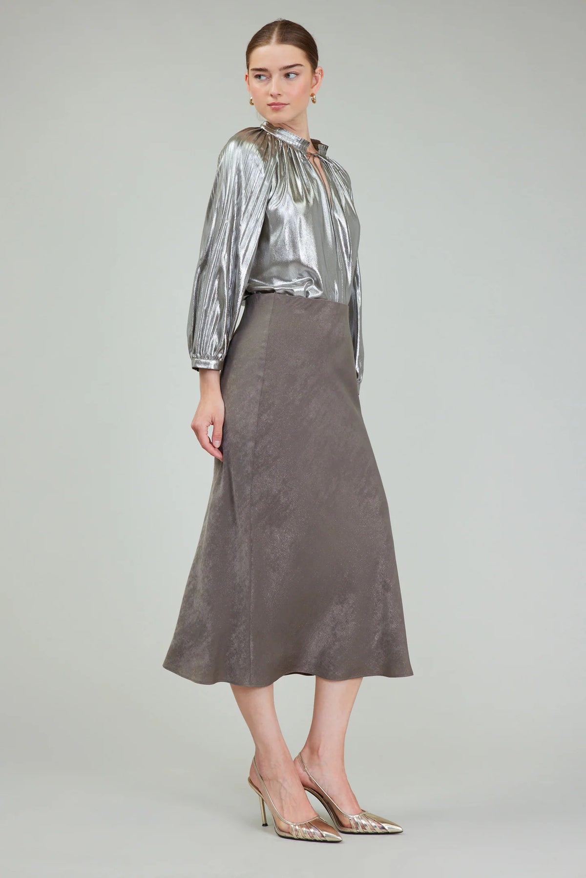 Olive Midi Skirt