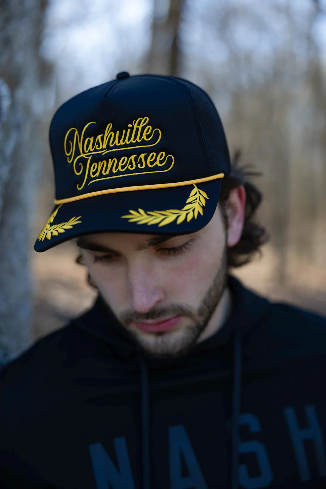 Nashville Gold Leaf Trucker