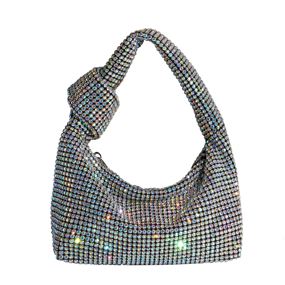 Reena Multi Crystal Top Handle Bag - Assorted Colors