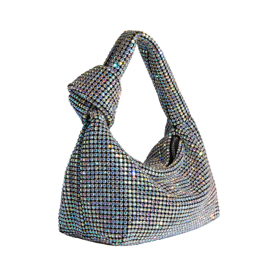 Reena Multi Crystal Top Handle Bag - Assorted Colors