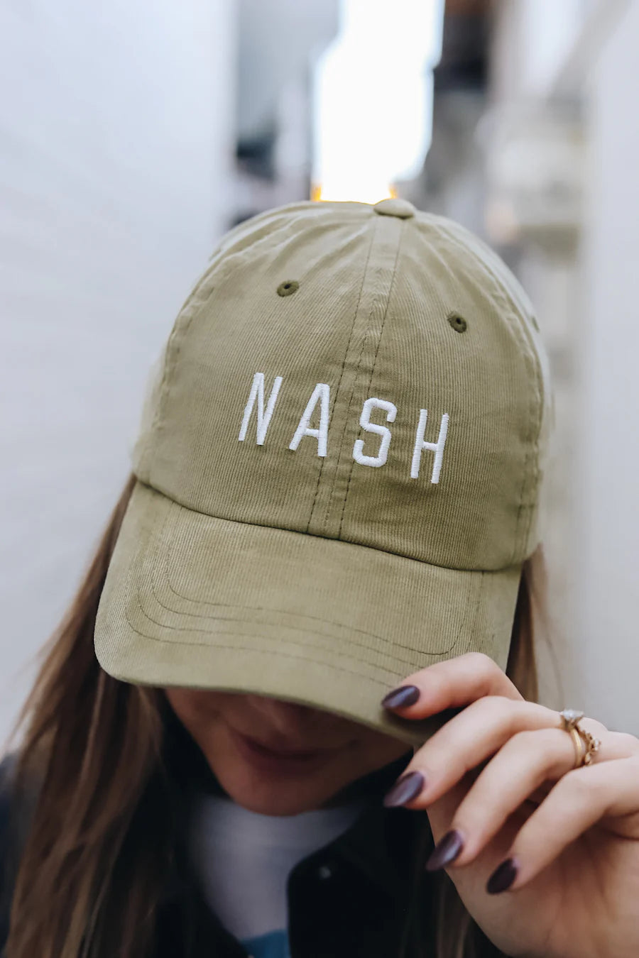 NASH Corded Quinn Ball Cap - Olive