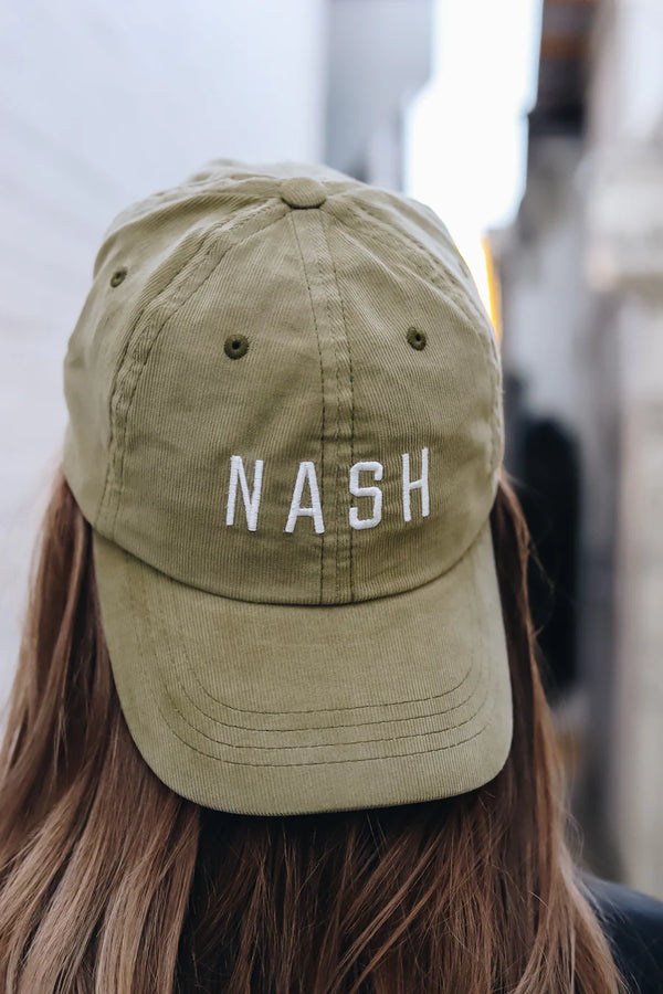 NASH Corded Quinn Ball Cap - Olive