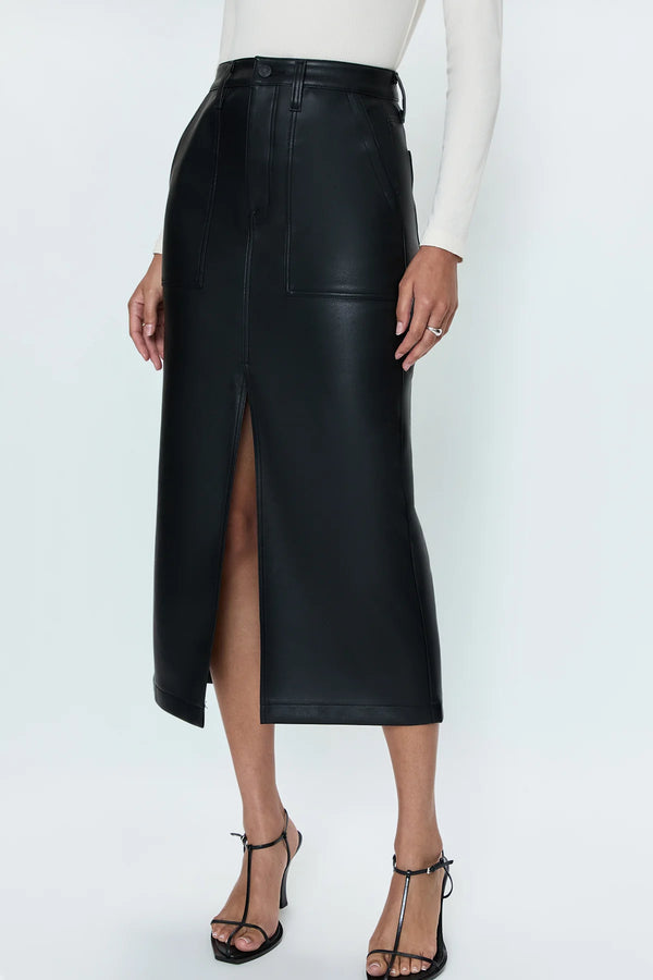 Alice Utility Midi Skirt - SLATE BLACK