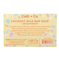 Cait & Co Topaz Coconut Milk Bar Soap